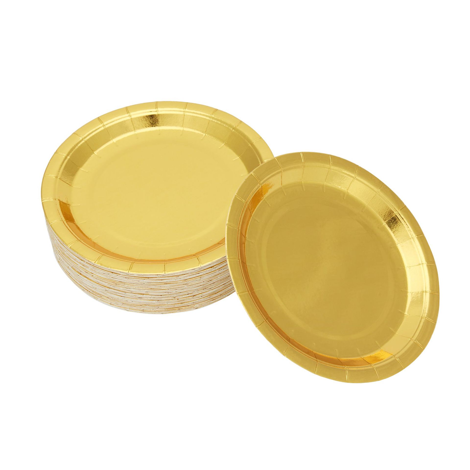 Yaosheng papel vajilla bronceado puro traje de color partido serie plato desechable taza de papel cuchillo de toalla de papel, tenedor y cuchara paja