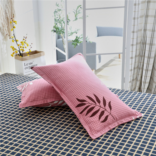 Aloe Vera Cotton Printed Pillowcases Home Pillowcases One Pair Regular Size 48*74 Pillowcases Wholesale Distribution