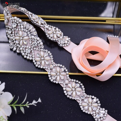 Ulapan Rhinestone Decorative Belt Bridal Wedding Girdle AliExpress Best Seller Manufacturer S161