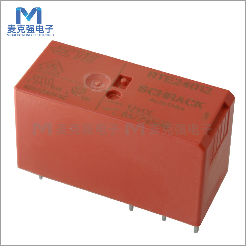 TE泰科原装SCHRACK功率继电器RTE24012两开两闭8脚12VDC全新正品