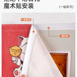 魔术贴电表箱装饰画客厅2025新款遮挡挂画布弱电箱电闸箱开关盒树