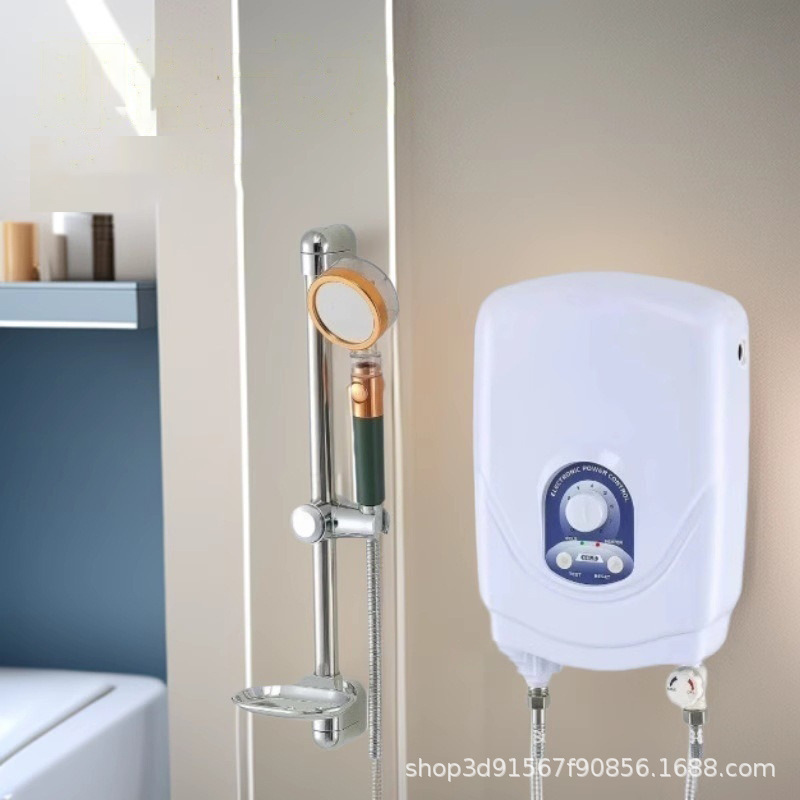 Minimum Order of 2 Pieces for Cross-Border Export to Southeast Asia and the Middle East, Instant Water Heater with Knob Control, First-Class Energy Efficiency