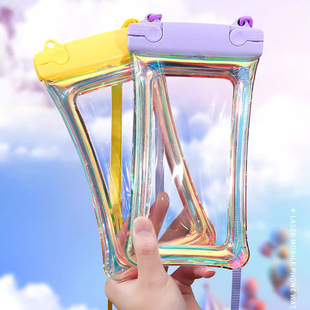 Mobile phone waterproof bag touch screen swimming special drifting water park transparent sealed bag waterproof mobile phone case