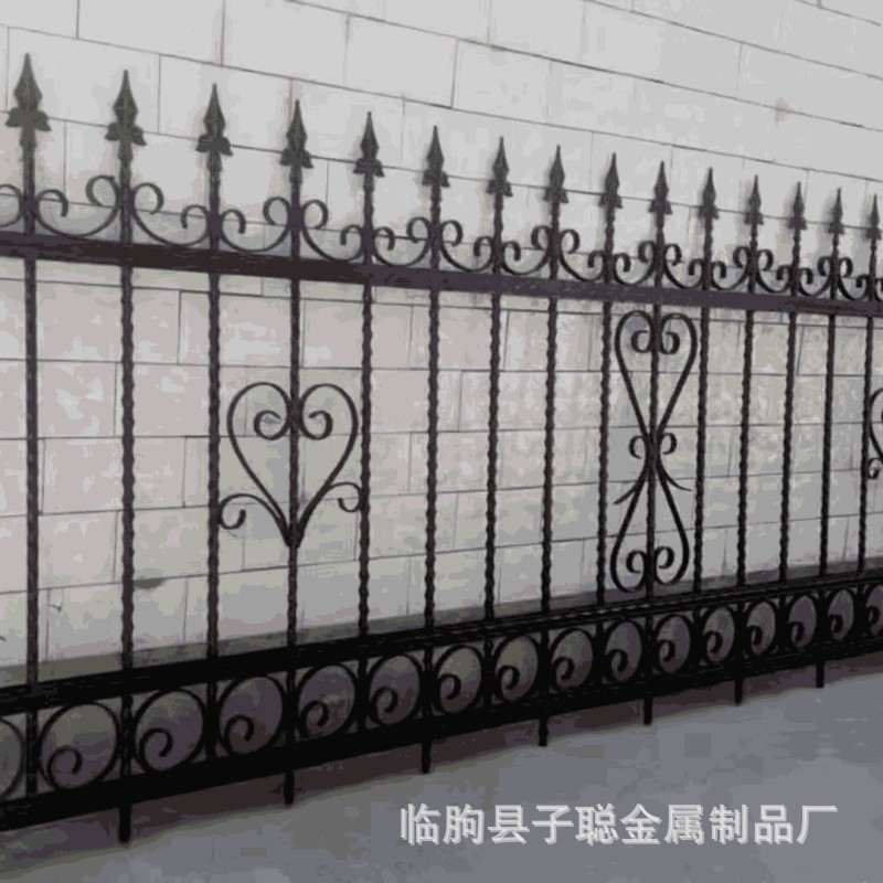 铁艺护栏批发 焊接铁艺护栏 中式铁艺护栏外墙护栏喷塑铁艺护栏