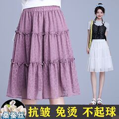杭州重厚シルクスカート女性の夏痩身マルベリーシルクスカートファッショナブルで多用途な年齢を減らすショートスカート