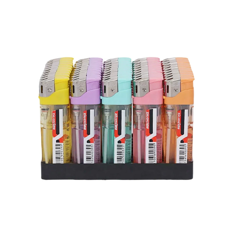 Зажигалка Zhuoye цифровая открытого пламени одноразовая на бутане K1 дизайн креативная портативная оптом и в розницу