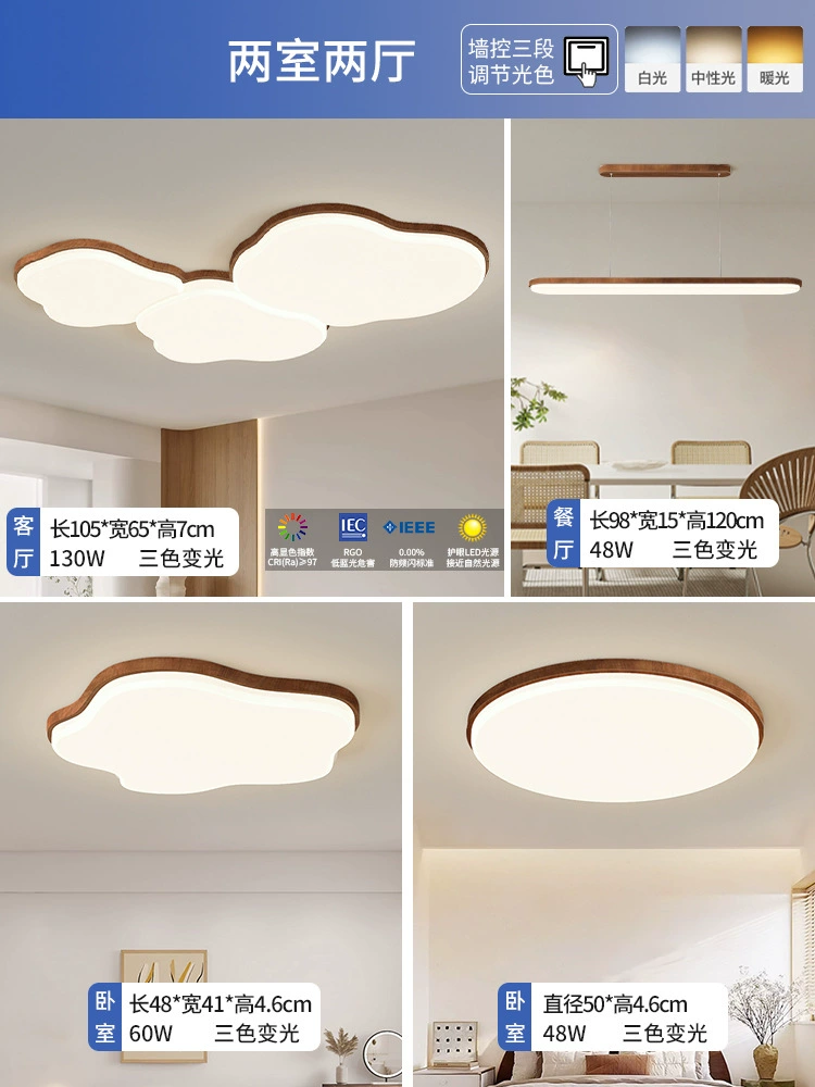 Ceiling light, ultra thin combined lights, eyes protection