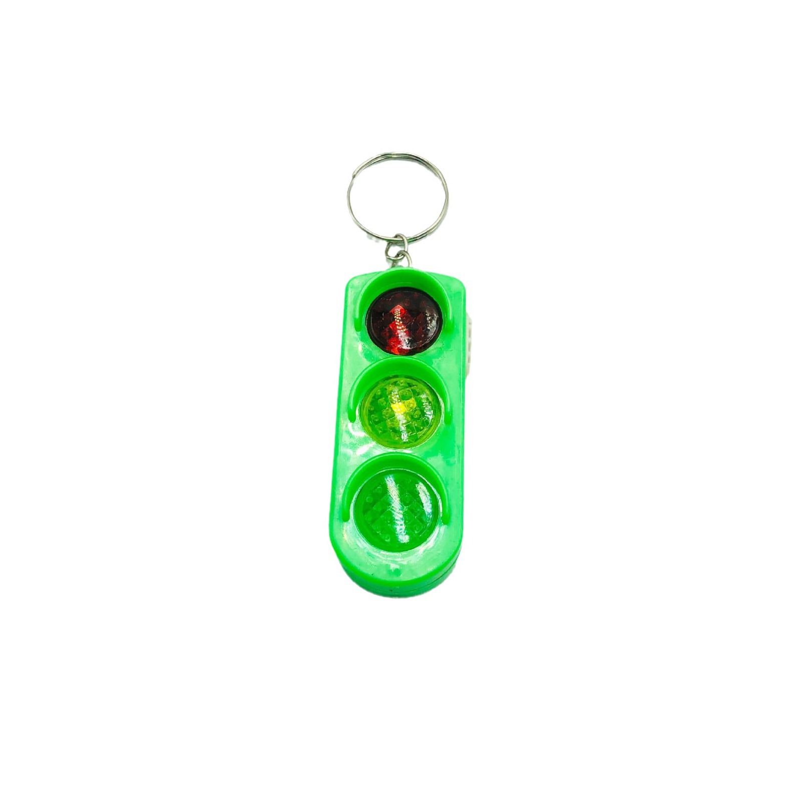 Semáforo llavero luz colgante luminoso LED llavero de juguete luminoso de los niños creativo pequeño regalo