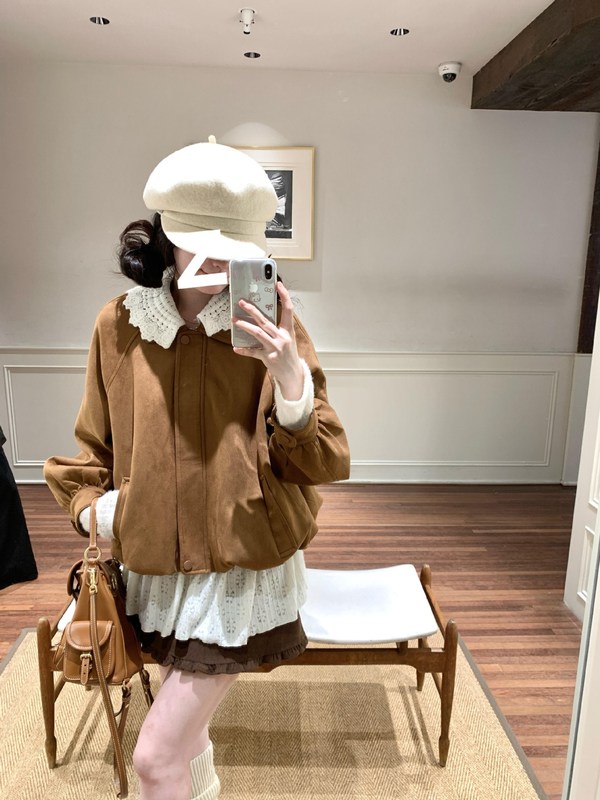 早秋超好看复古美式chic外套女2025新款轻熟风感宽松上衣|undefined