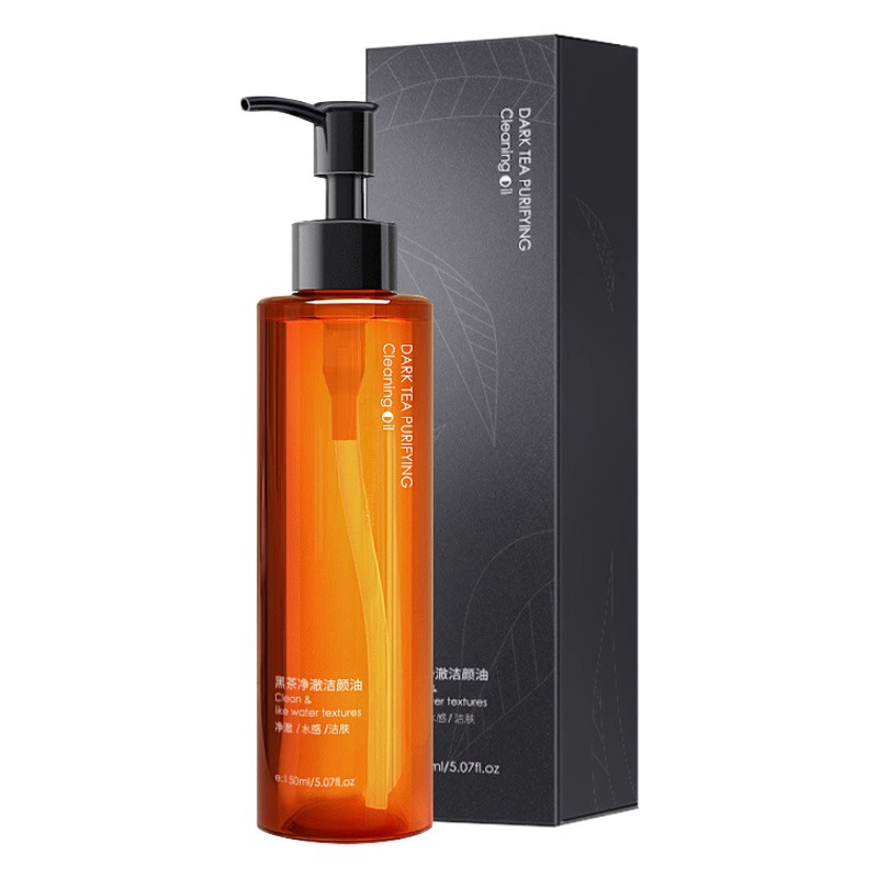 Han Lun Meiyu Black Tea Plant Очищающее масло для глаз и губ Средство для снятия макияжа Три в одном Глубоко очищающее очищающее масло для удаления остатков макияжа