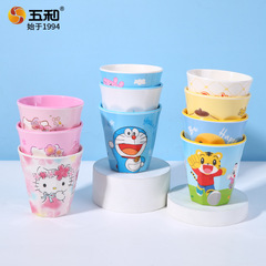 Cute and affordable cartoon plastic cups for home use, suitable for children, high-quality multi-angle cups for children, wholesale