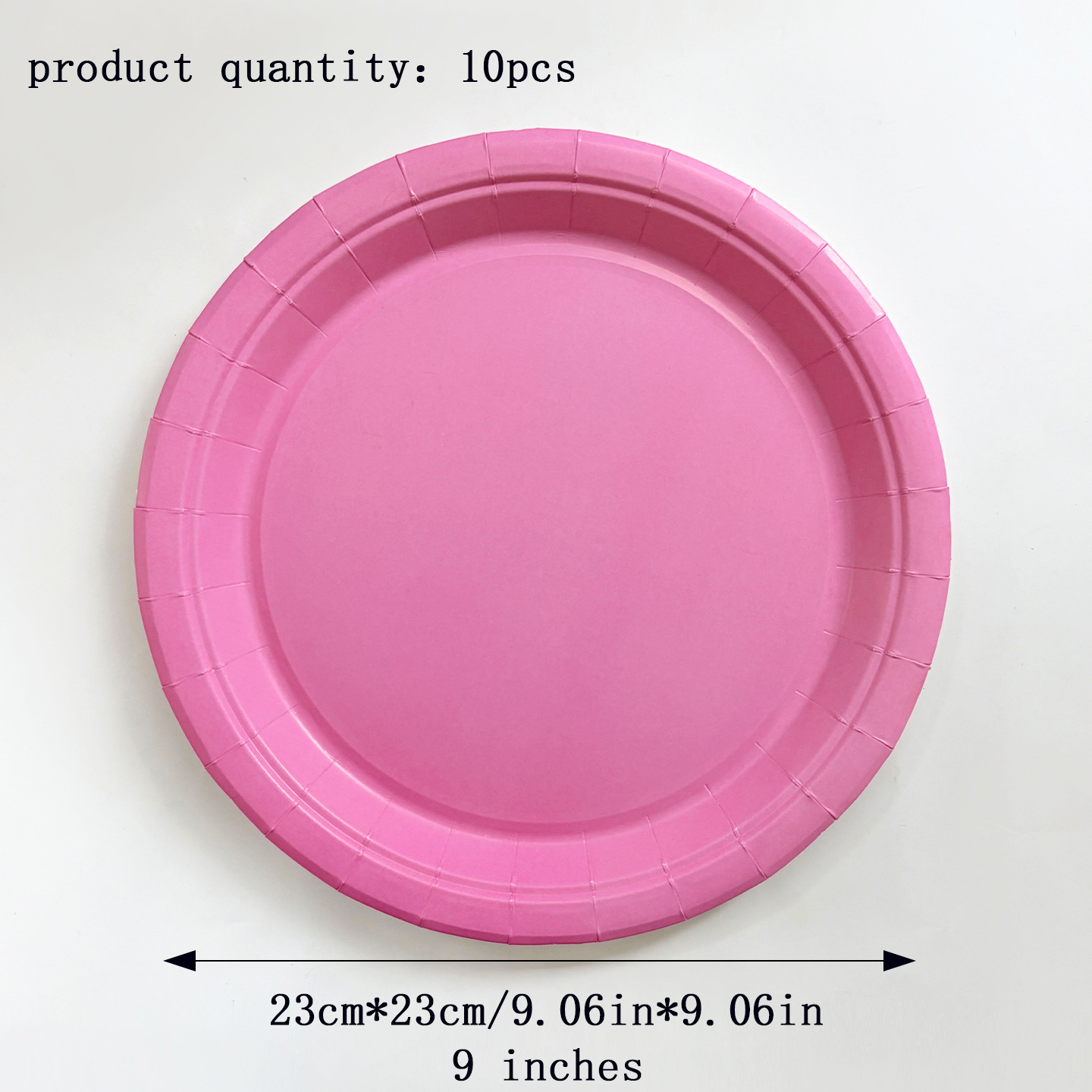 Comercio extranjero transfronterizo Amazon venta caliente de 7 pulgadas 9 pulgadas bandeja de papel desechable platos de pastel para niños fiesta de cumpleaños decoración de cubiertos