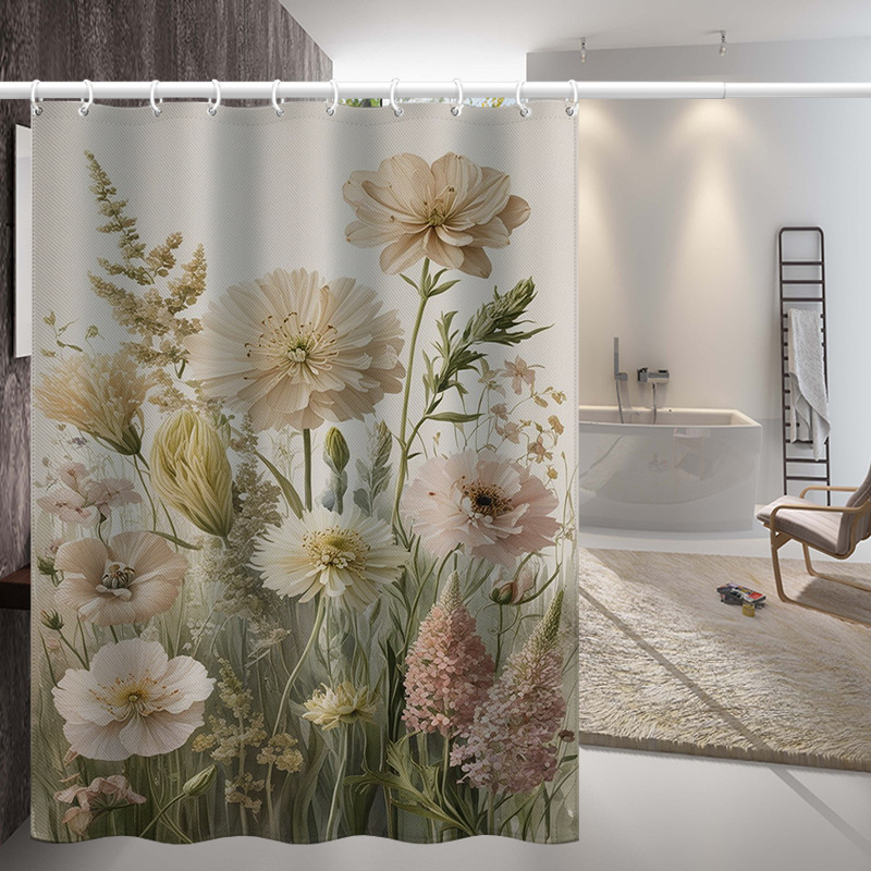 Waschbarer Polyester-fenstervorhang Mit Sonnenschutz & Isolierung_voghion.com