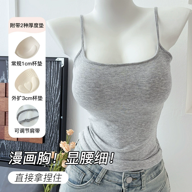 Комиксы с маленькой грудью, демонстрирующие большую грудь и красивое расширение спины, с подушечками для груди внутри и нижней частью камзола, горячий женский верх для женщин, лето