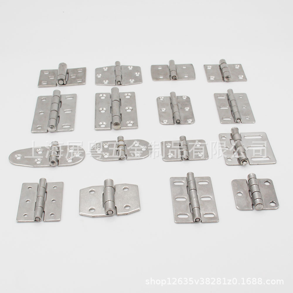 AW / Anwang 304 acero inoxidable estampado bisagra puerta del gabinete puerta de madera bisagra plana