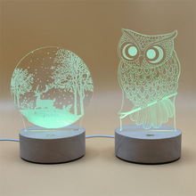 亚克力夜灯建筑大楼企业公司活动桌面摆件led灯儿童可调光