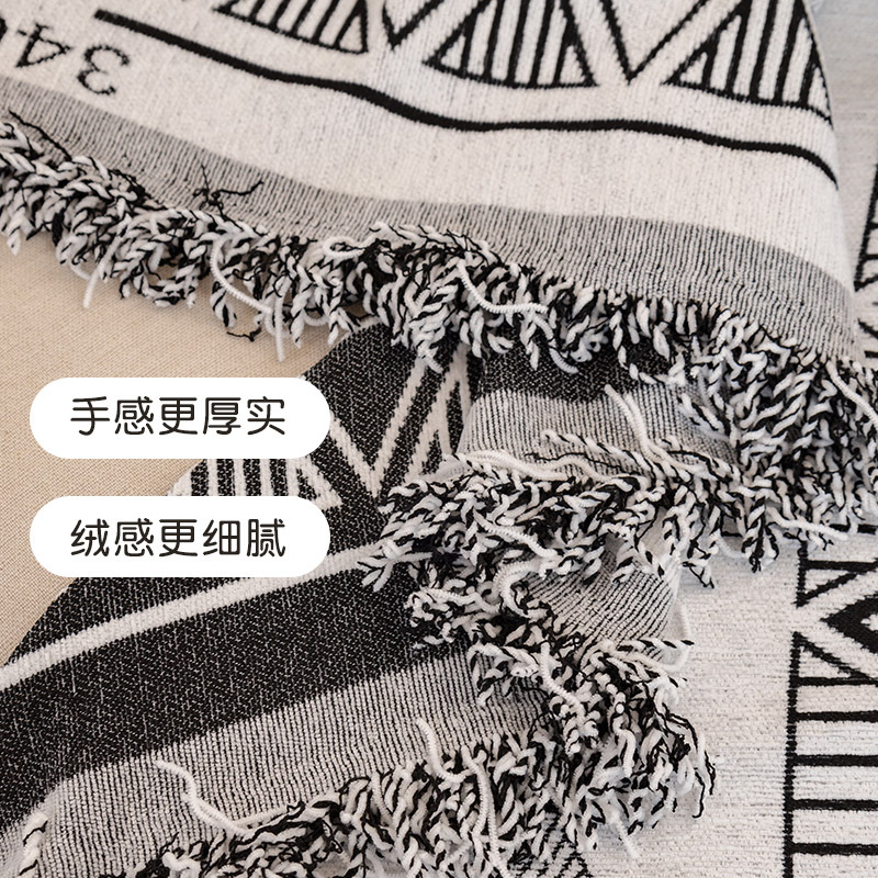 Cubierta de sofá estilo ins tela cubierta de sofá a prueba de polvo todo incluido cubierta de sofá de doble cara manta cubierta completa cojín de estilo nórdico