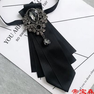 Korean Edition lady Collar isignina suit Bowtie men and women fashion coat formal wear Bowtie Collar isignina school uniform bow