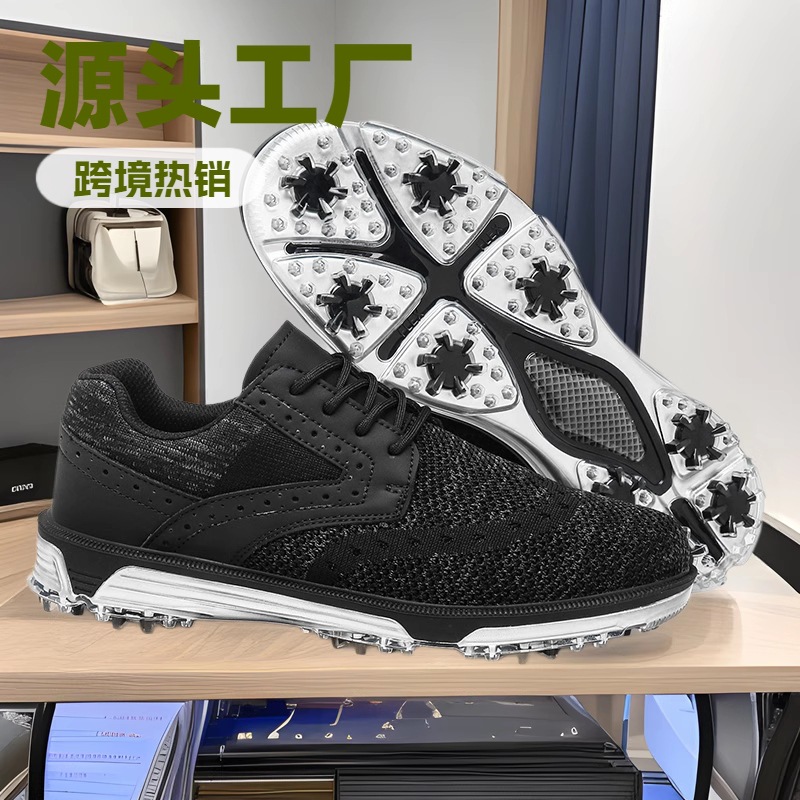 AliExpress는 공장에서 경량, 편안한 야외 레저 미끄럼 방지 및 내마모성 골프화 및 운동화를 배송할 수 있습니다.