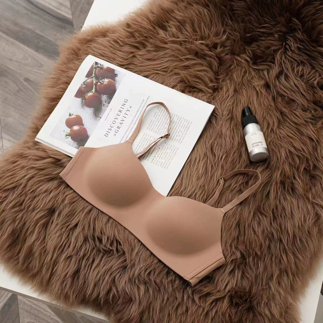 Underwear, push up bra, supporting comfortable wireless bra, breathable bra top