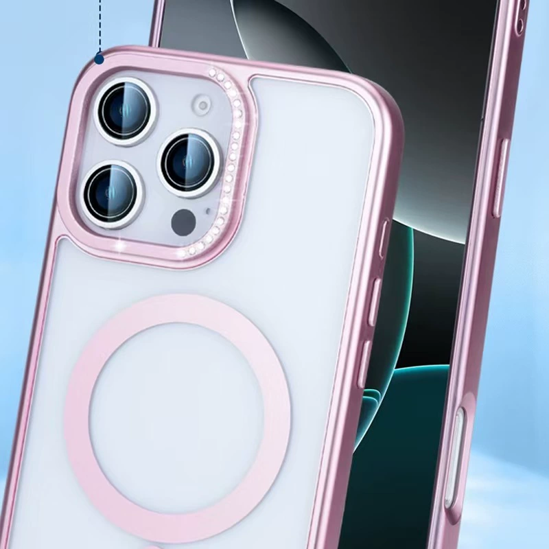 Apple, совместимый iPhone 16, сильный магнит, прозрачный чехол для телефона, защитный чехол, 16promax, iPhone, защита от падения