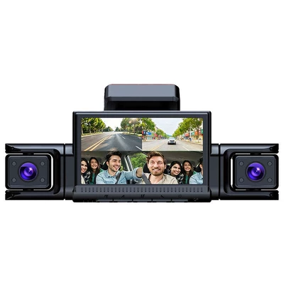 4G Remote Monitoring Quad-Camera 3inch Driving recorder