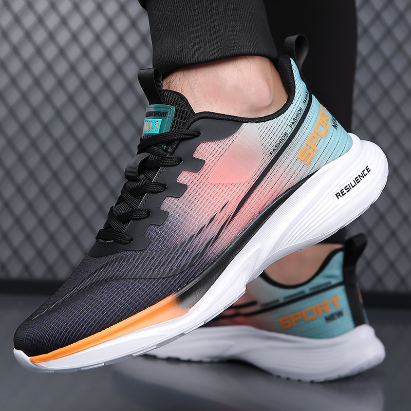 Autumn mesh breathable lightweight thin running sneakers