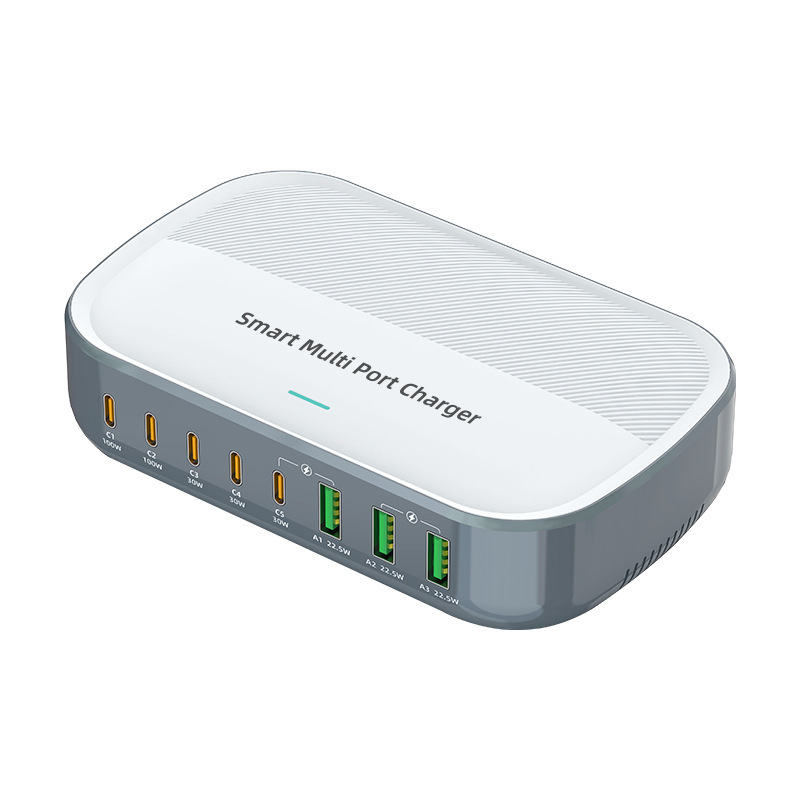 USB 高速充電マルチポート USB 携帯電話充電器窒化ガリウムデスクトップ充電器 PD100W マルチポート充電ステーション携帯電話|undefined