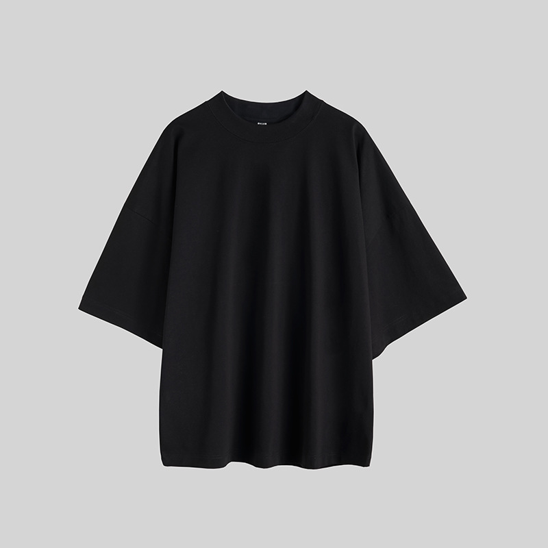 ROW極簡風郭形コウモリ袖tシャツ女性ゆったり版後中縫いデザイン感シンプルな半袖tシャツ