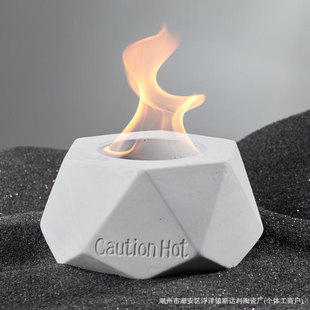 Cross-border Amazon Mini Cement Fireplace Alcohol Small Fireplace Small Oven Heating Portable Outdoor Oven in stock