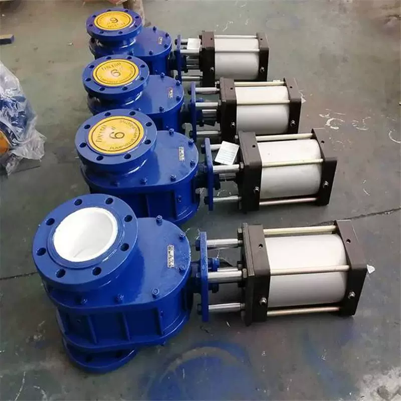 使用寿命长 外形美观双闸板气动出料阀 Z644TC-16c气动双闸板阀