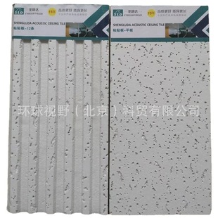 Shengluda paste mineral wool board Caterpillar 30060012mm flat ceiling