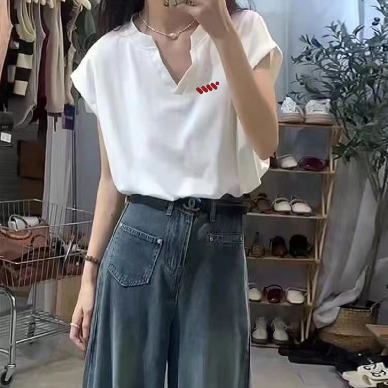 Cotton Soft Collar Sleeveless Vest Shirt for Women Summer New Design Niche Loose Slimming Flying Sleeve Top Trendy Cotton Soft Collar Sleeveless Vest Shirt for Women Summer New Design Niche Loose Slimming Flying Sleeve Top Trendy