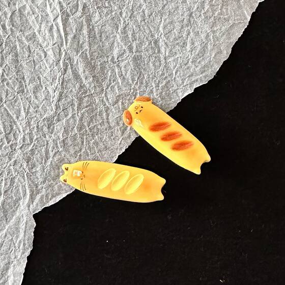 Fun baguette hairpin cartoon rabbit duck bill clip cute girl wind side bangs hair card accessories hair accessories