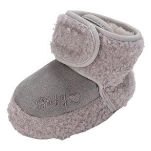 Winter new 0-6-12 months baby shoes soft bottom velvet warm baby toddler shoes 0-1 years old