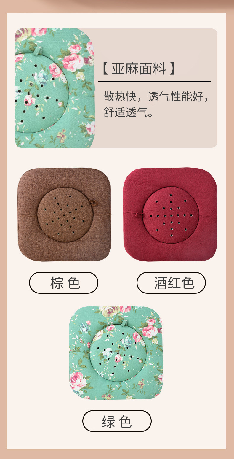 Moxibustion Stool Seat Zuo Jiu Yi Square Pouf with Temperature Control for Home Warming Care in use