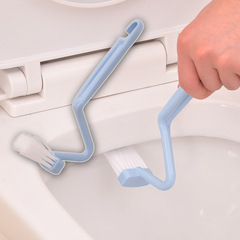 トイレs型トイレブラシ日本式死角洗浄ブラシ創意便器ブラシプラスチック曲げブラシトイレブラシ