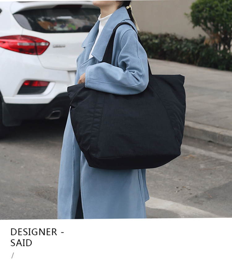 Women's American retro single-shoulder crossbody bag, casual tote bag, large-capacity single-shoulder bag, high appearance level, versatile travel bag undefined