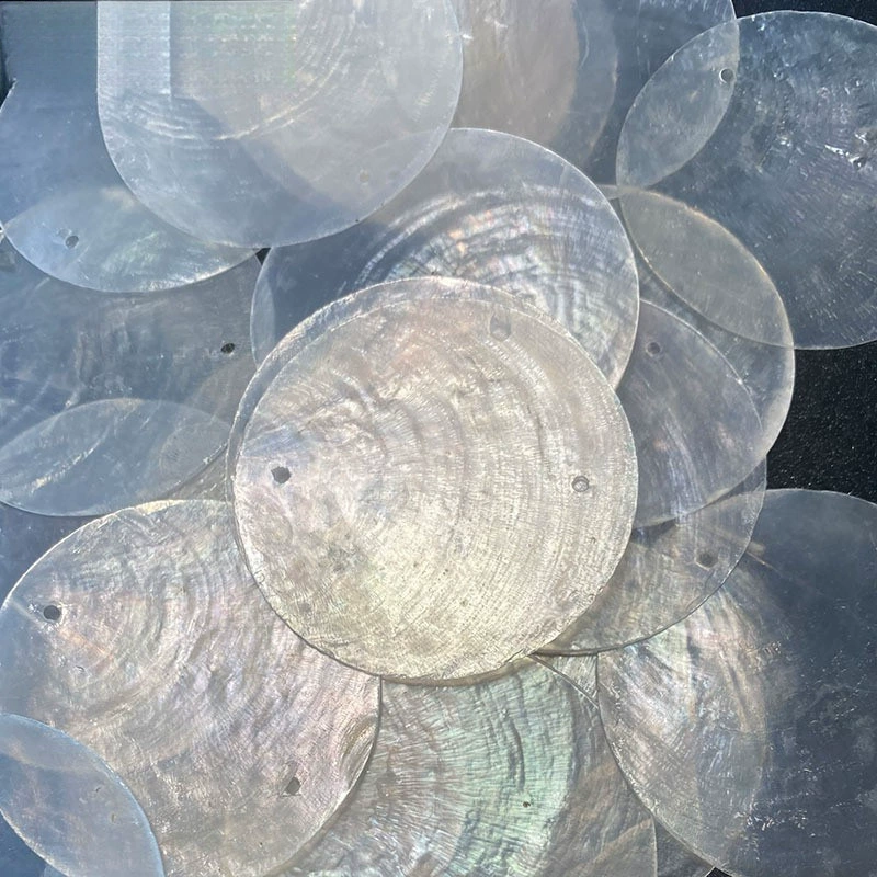 Натуральные ракушки для дисковых зеркал, сырье для мягких ракушек, аксессуары для DIY освещения, полупрозрачные, прямые поставки с фабрики