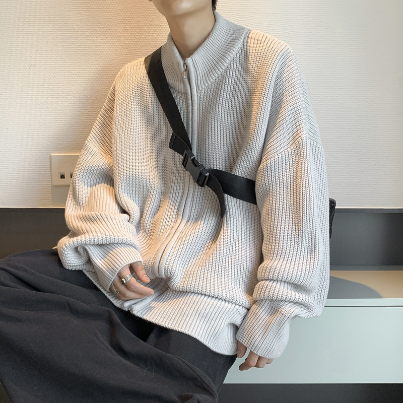 Autumn quality men's Japanese cardigan