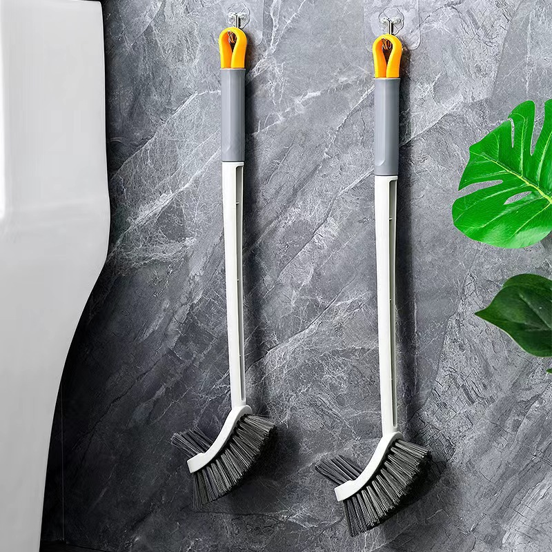 Double-Sided Toilet Brush with Long Handle for Cleaning Toilets, Household Use, No Dead Corners, Squat Toilet, Double-Headed Double-Sided Cleaning Brush, Cleaning Tool