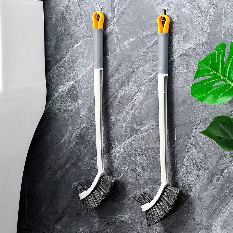 Double-Sided Toilet Brush with Long Handle for Cleaning Toilets, Household Use, No Dead Corners, Squat Toilet, Double-Headed Double-Sided Cleaning Brush, Cleaning Tool