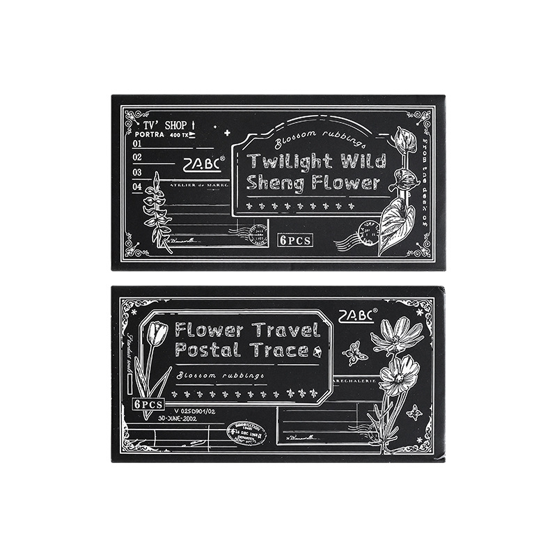 Flor roce, haya, exquisito sello temático de planta retro, libro de bricolaje, material del diario, sello decorativo