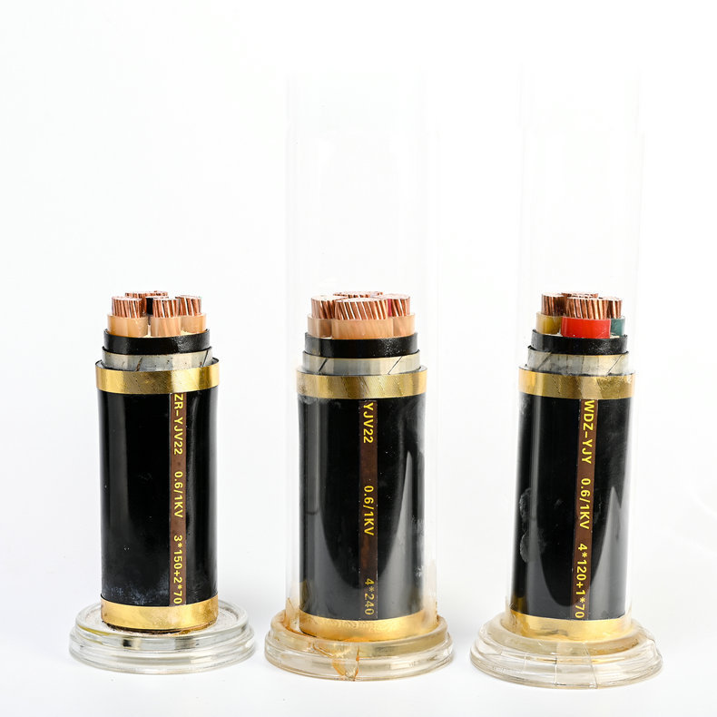 Wdzc-Yjy Copper Core Low Smoke Halogen-Free Abc Class Flame Retardant Power Cable 2345 Core Cross-Linked Cable Wire