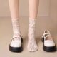2025 Summer New Korean Versatile Mid-Calf Socks Popular Spring and Summer Polyester Socks Wholesale Simple Socks