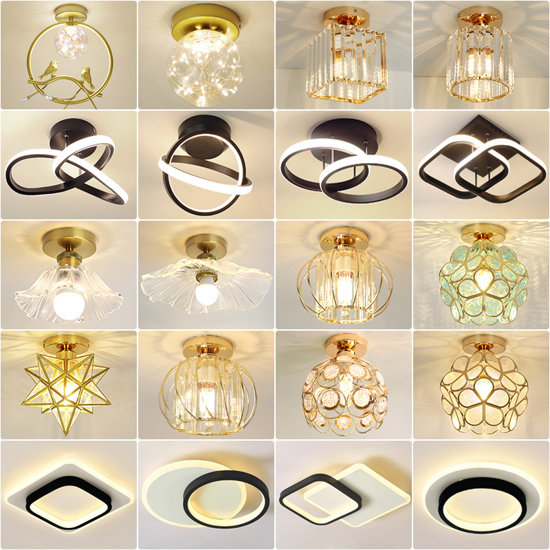 LED corridor aisle light internet celebrity ceiling light Nordic modern simple light luxury entrance stairs balcony lamps