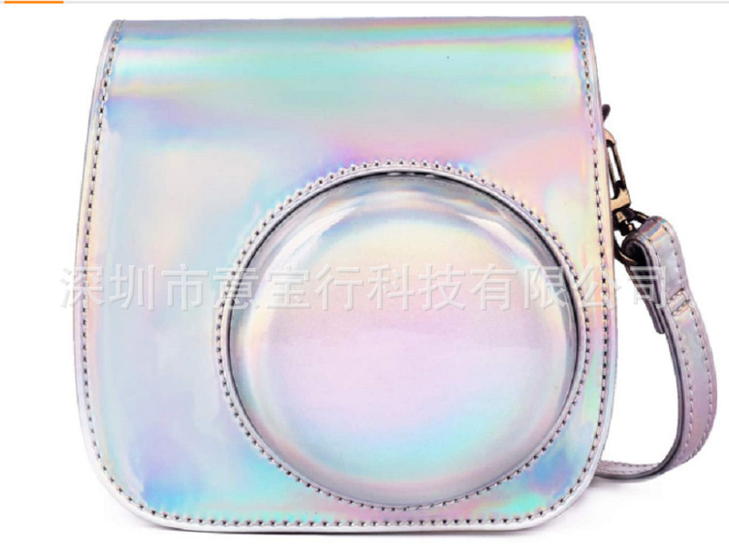 Suitable for polo mini11 12 9 8 camera bag shoulder strap magic magic silver pink purple floral