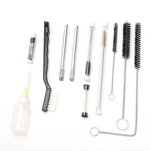 Cross-border hot selling spray gun cleaning brush, test tube nylon brush, spray gun pipe cleaning combination tool, bristle brush set