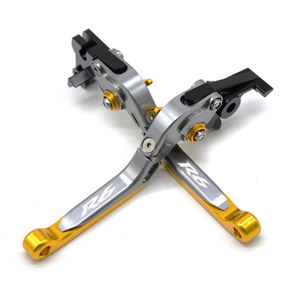 Suitable for Yzf-R6 R6 R6S Motorcycle Cnc Telescopic Foldableing Brake Clutch Handle Lever Horn