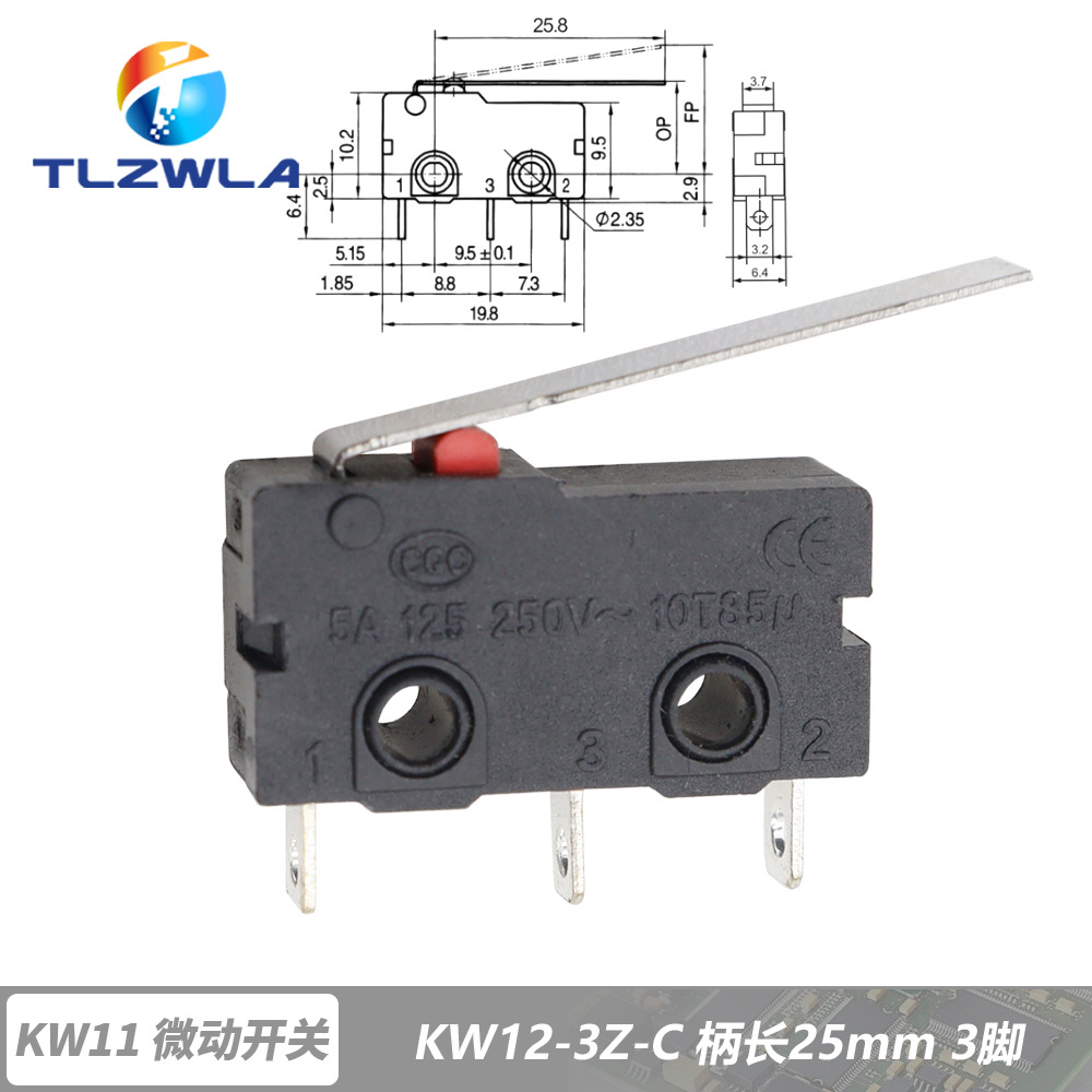 KW12-3Z-C 핸들 길이 25mm 3피트